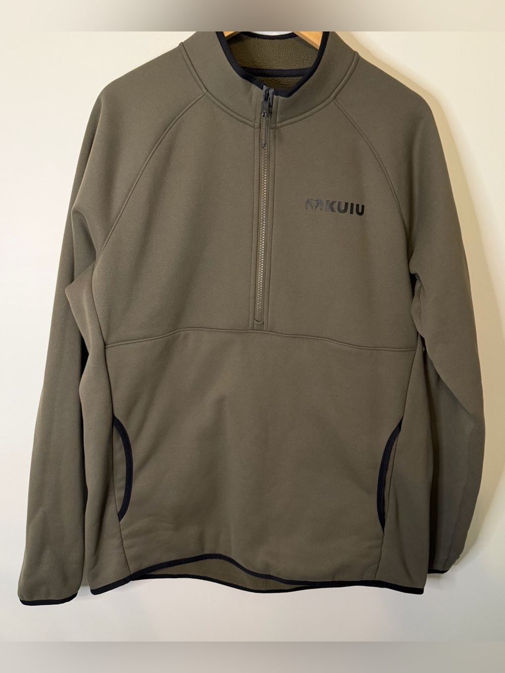KUIU Encounter 290 Fleece 1/4 Zip Pullover XL Olive Hunting Performance Men